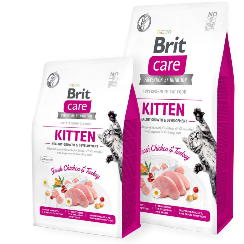 Brit Care Cat Grain-Free KITTEN HEALTHY GROWTH AND DEVELOPMENT