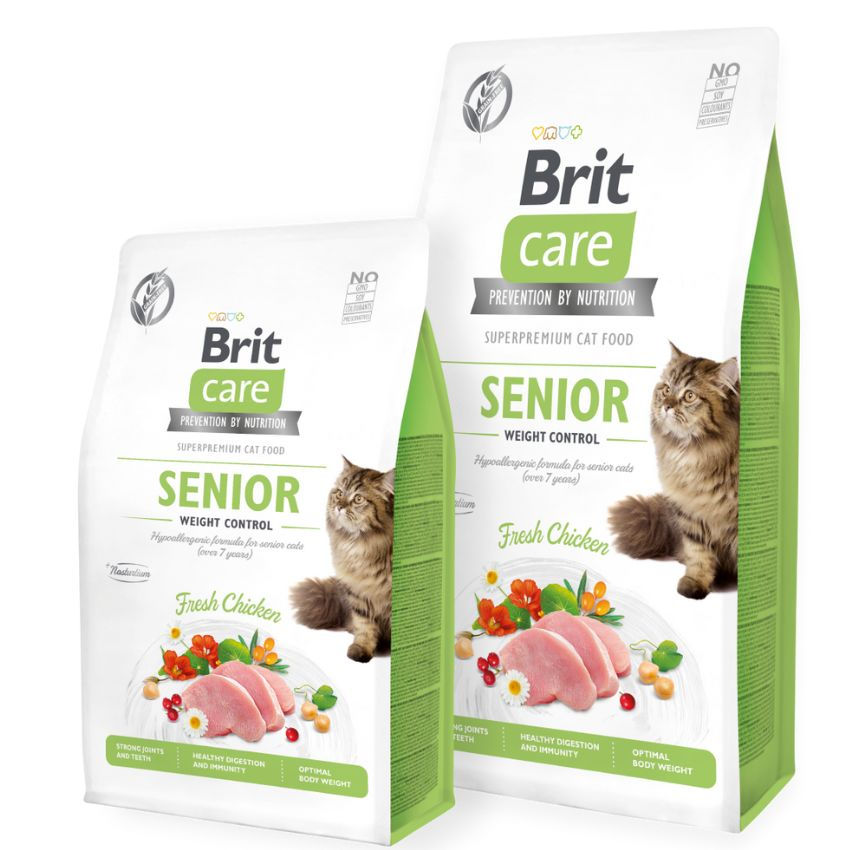 Brit Care Cat Grain-Free STERILIZED AND WEIGHT CONTROL с 26% прясно пилешко