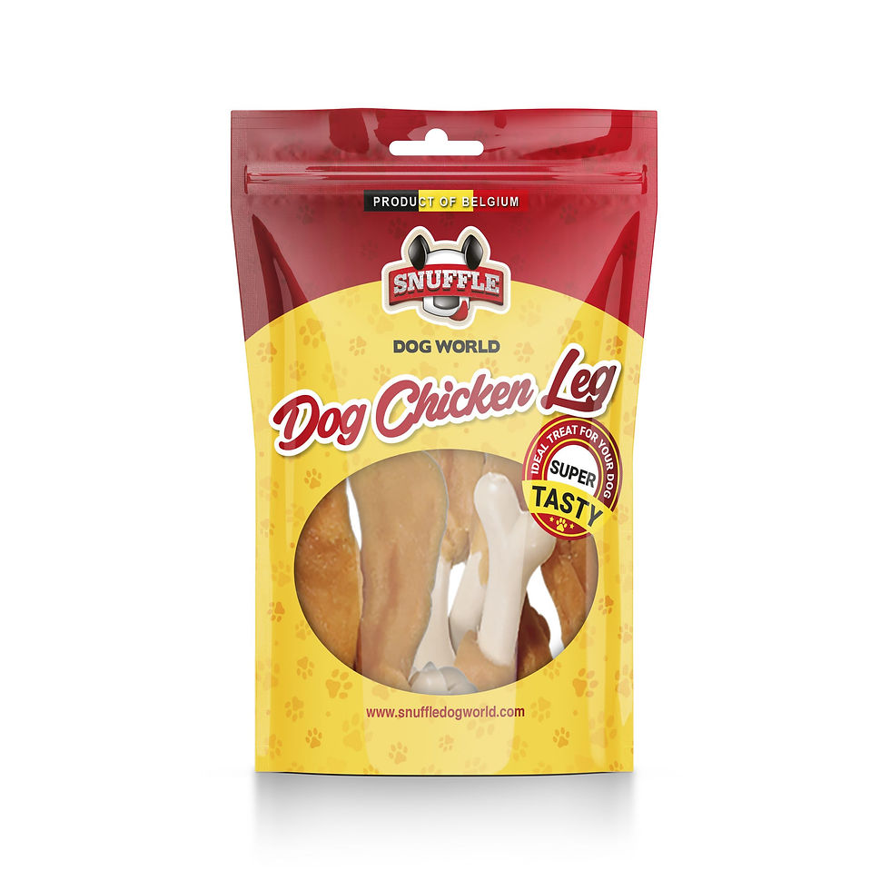 Dog Chicken Leg Snuffle пилешки бутчета лакомства 80г