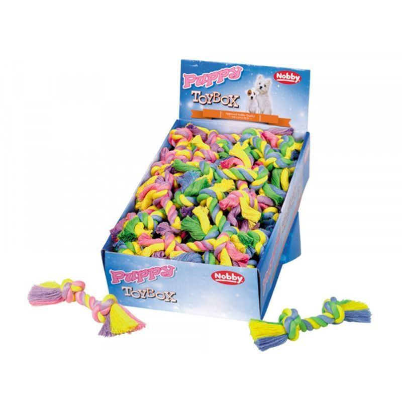 Играчка памучно въже PUPPY NOBBY 16 см / 30 гр (67440)