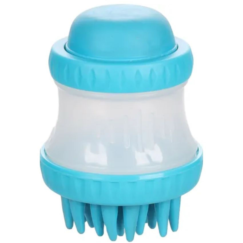 Миниатюра: Четка за баня Flamingo 2 IN 1 HILDA 7,7 x 7,7 x 10,6 см – с дозатор