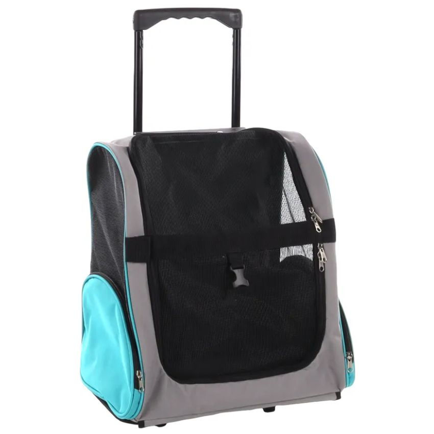 Транспортна количка за кучета и котки, куфар Flamingo TROLLEY TIRZA 38x26x46CM
