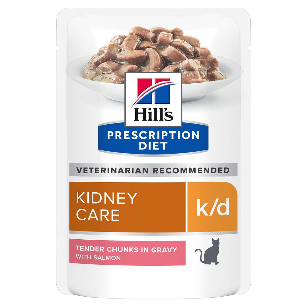 Hill's Prescription Diet k/d пауч със сьомга за бъбреците 85гр
