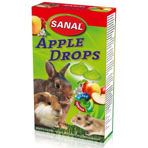 Дропс SANAL Rodent Apple - с ябълка 45 гр