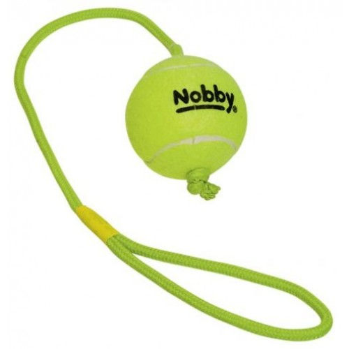 Миниатюра: Играчка въже с тенис топка 70см NOBBY (60489)
