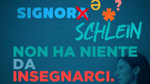 SignorƏ Schlein, non ha niente da insegnarci