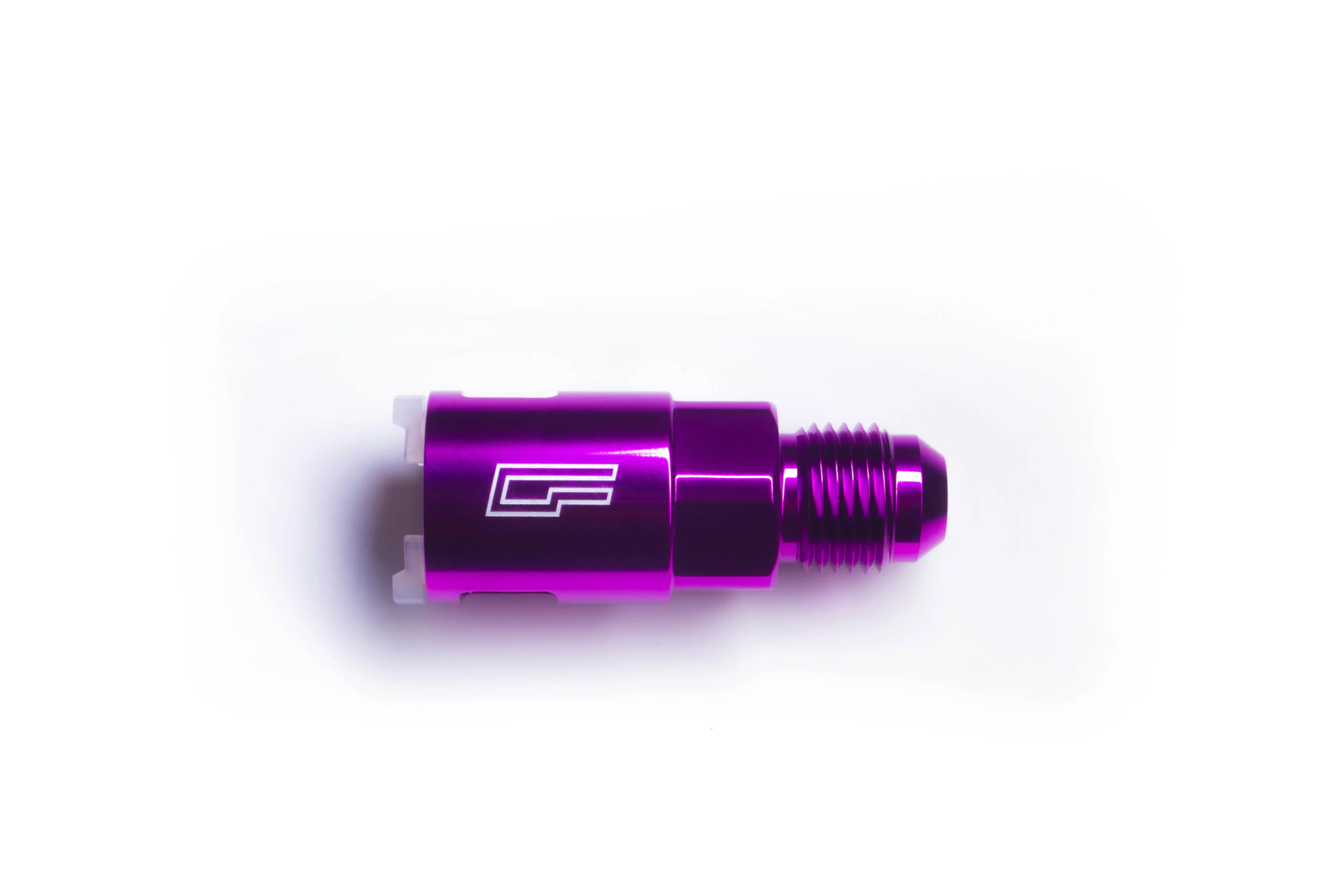 Purple EFI Connector AN6 to 3/8″ Quick Connect