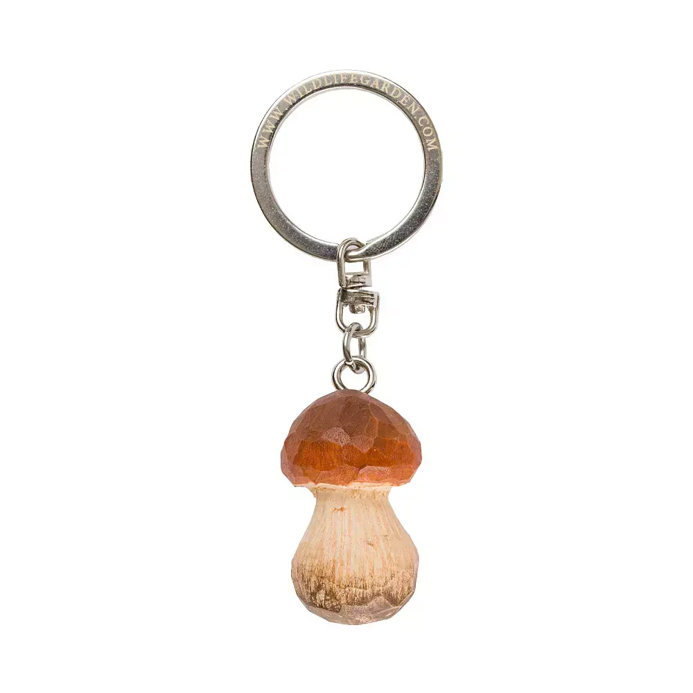 Wildlife Garden Keyring "Penny Bun"