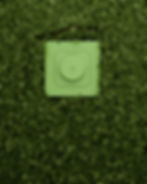 Strömbrytare i grön färg framställd av Polykemis material