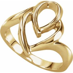 14K Yellow Freeform Ring
