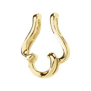 18K Yellow Pendant Enhancer