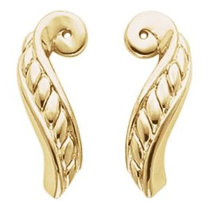 18K Yellow  Left Rope Earring Jacket