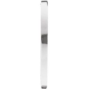 14K White Freeform Pendant