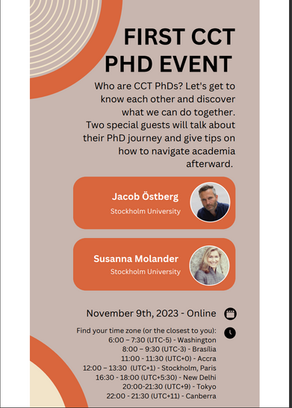 Announcing the First CCT PhD Network Event