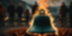 Beware when setting fire to your Bell, it can get very heated and may explode. An Ai image by SPN