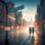 Where the mancunians step out into the rain for a walk whilst the weather's good. An Ai image by SPN