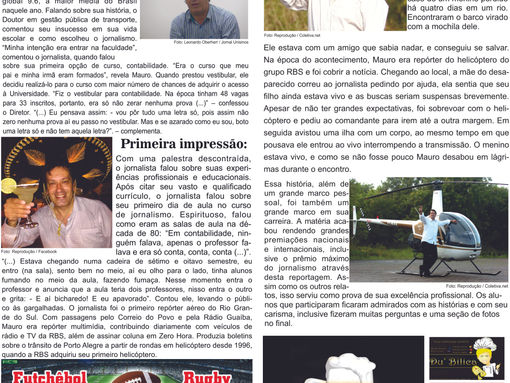 Primeira atividade: Reprodução de uma página de jornal impresso (2016)