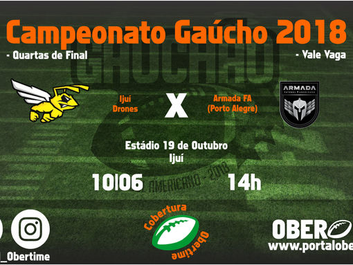 (10/06) - Pré - Jogo | QUARTAS DE FINAL | Drones X Armada - Gauchão 2018