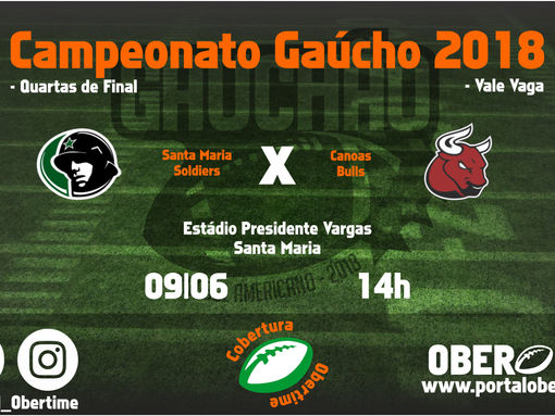 (09/06) - Pré - Jogo | QUARTAS DE FINAL | Soldiers X Bulls - Gauchão 2018