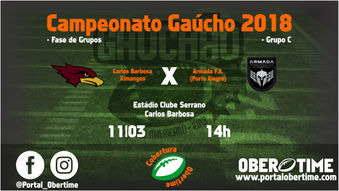 (11/03) - Pré - Jogo: Ximangos X Armada - Gauchão 2018