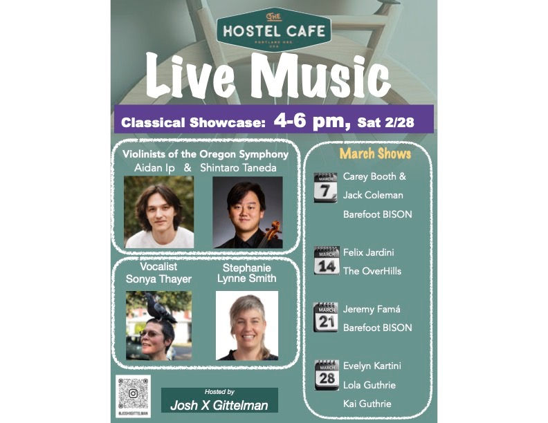 Classical Music and Song at The Hostel Café