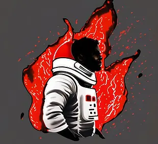 Fiery Astronaut.webp