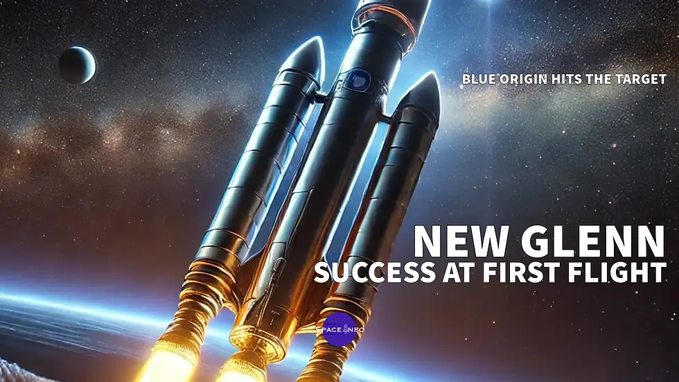 New Glenn Reaches Orbit on First Flight