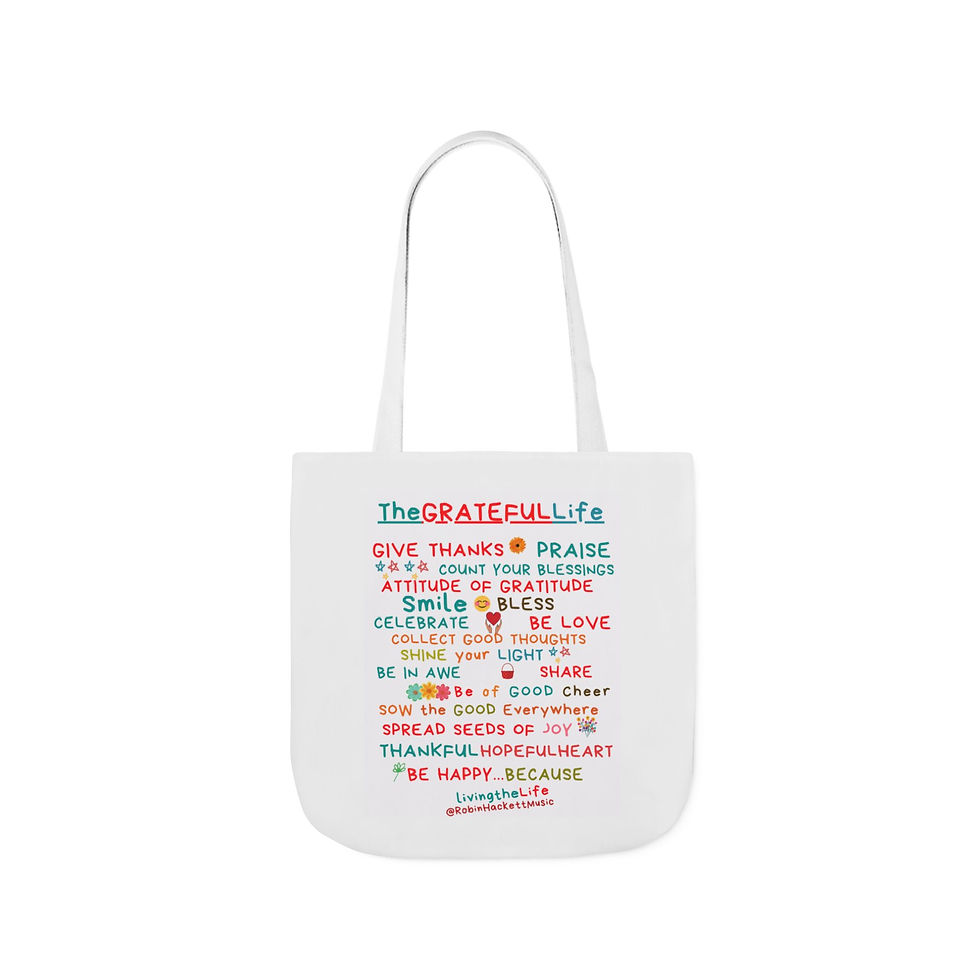 Thumbnail: The Grateful Life Tote Bag 