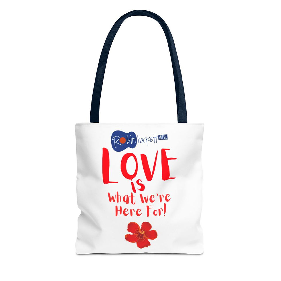Thumbnail: Love is What We're Here For Tote Bag (AOP)