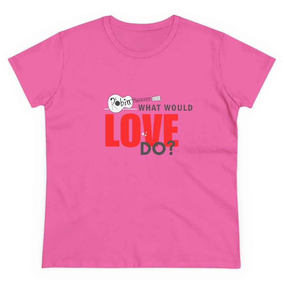 Thumbnail: What would Love Do Women's Midweight Cotton Tee