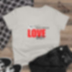 Thumbnail: What would Love Do Women's Midweight Cotton Tee