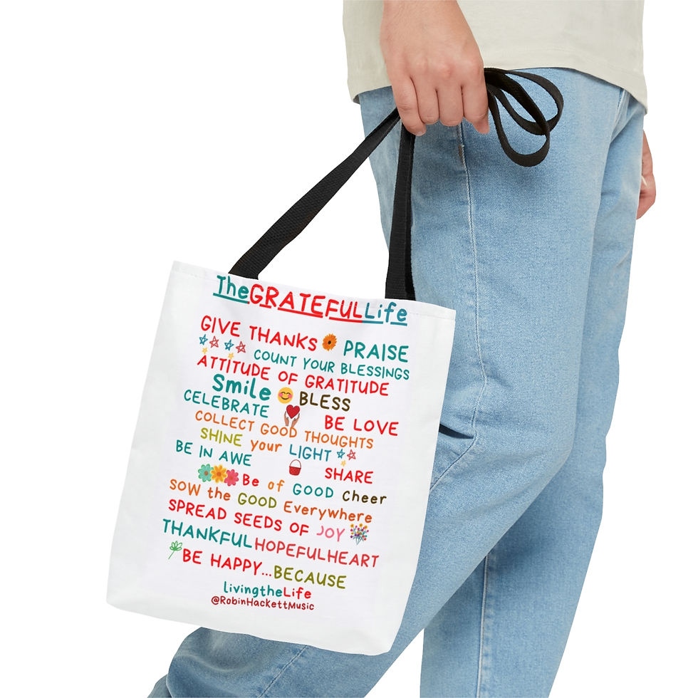 Thumbnail: The Grateful Life Tote Bag