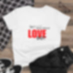 Thumbnail: What would Love Do Women's Midweight Cotton Tee