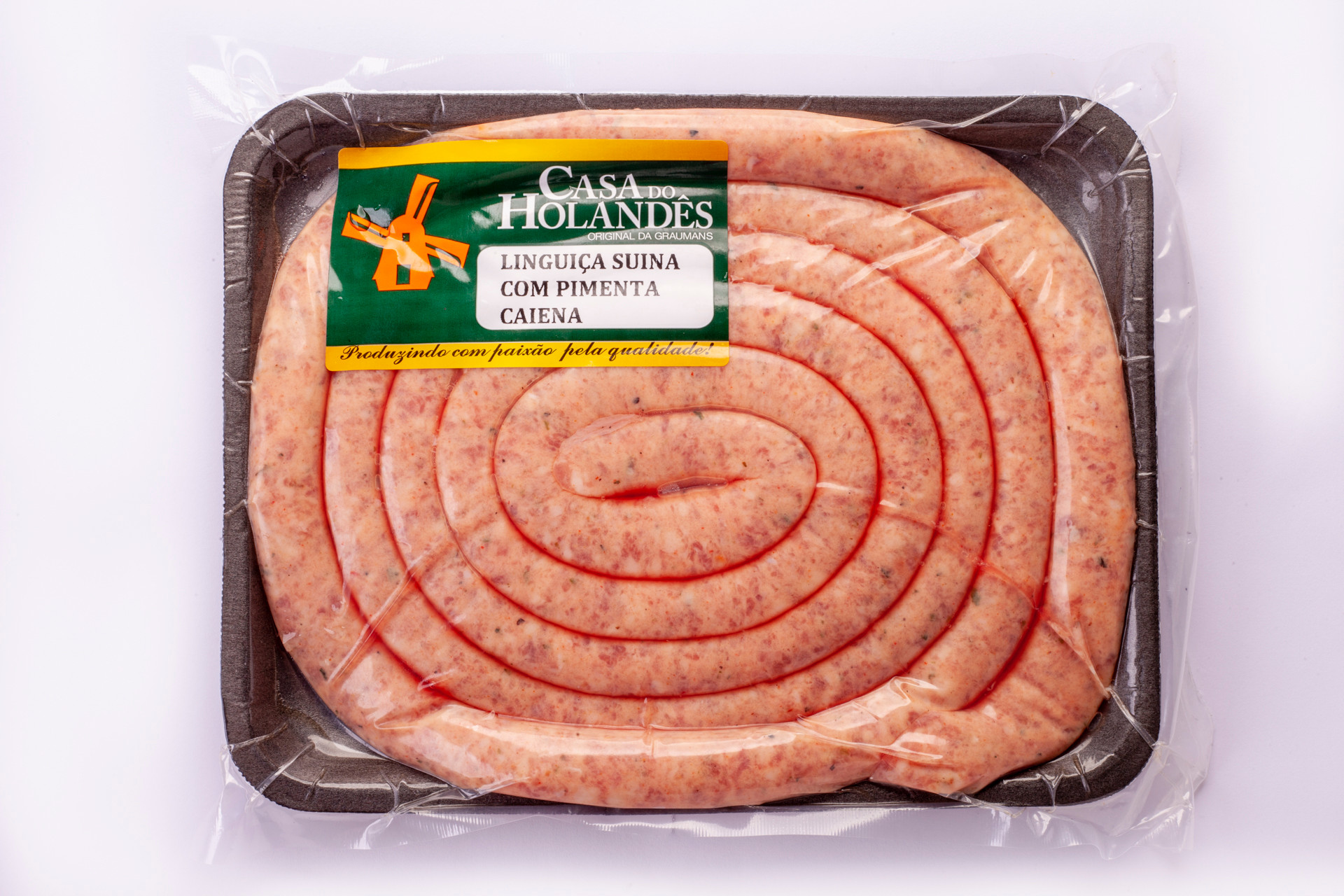 Linguiça Suína Com Pimenta Caiena