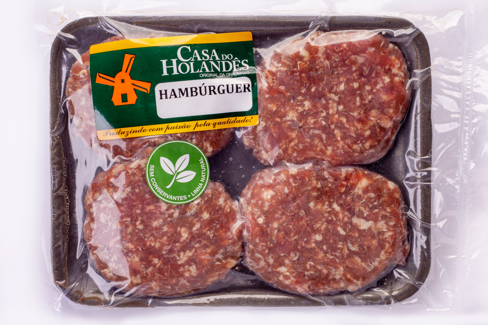 Hambúrguer Misto de Carne Suína e Bovina
