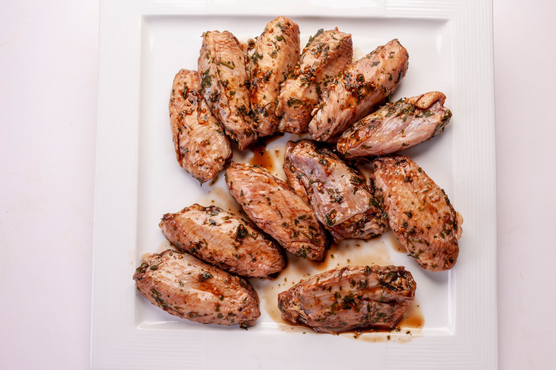 Meio da Asa com Molho Teriyaki