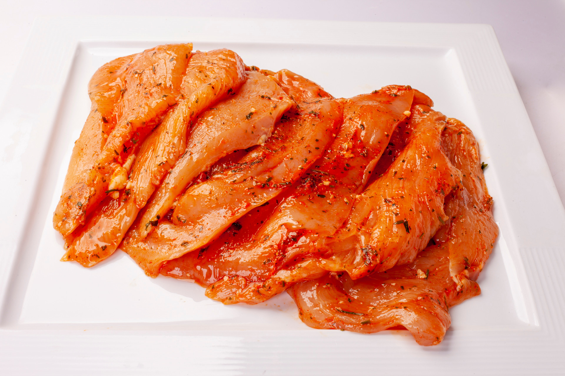 Bife Filé do Peito com Páprica Doce