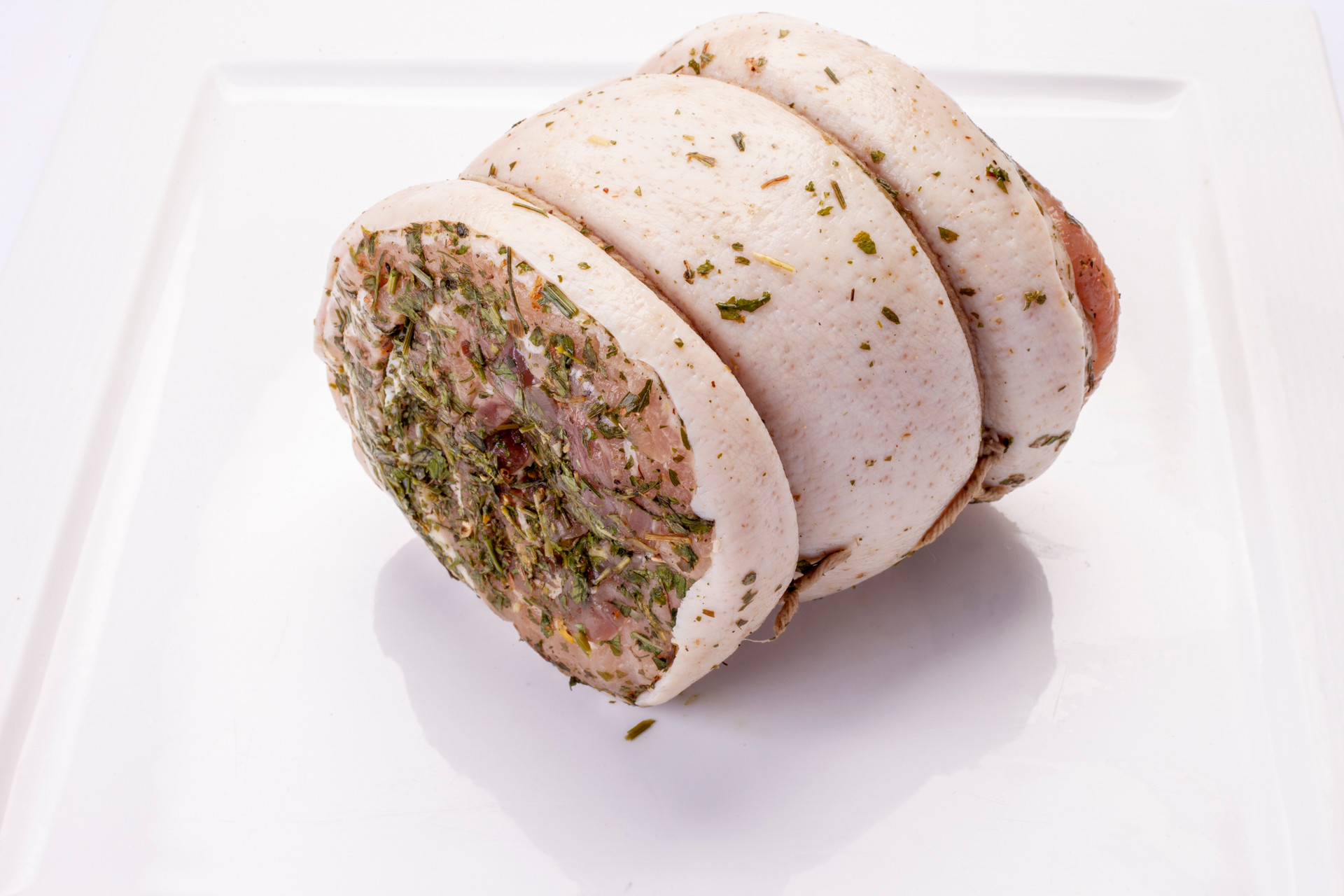 Porchetta Vinho Branco - Carne Resfriada Temperada De Suíno Sem Osso - (Barriga)