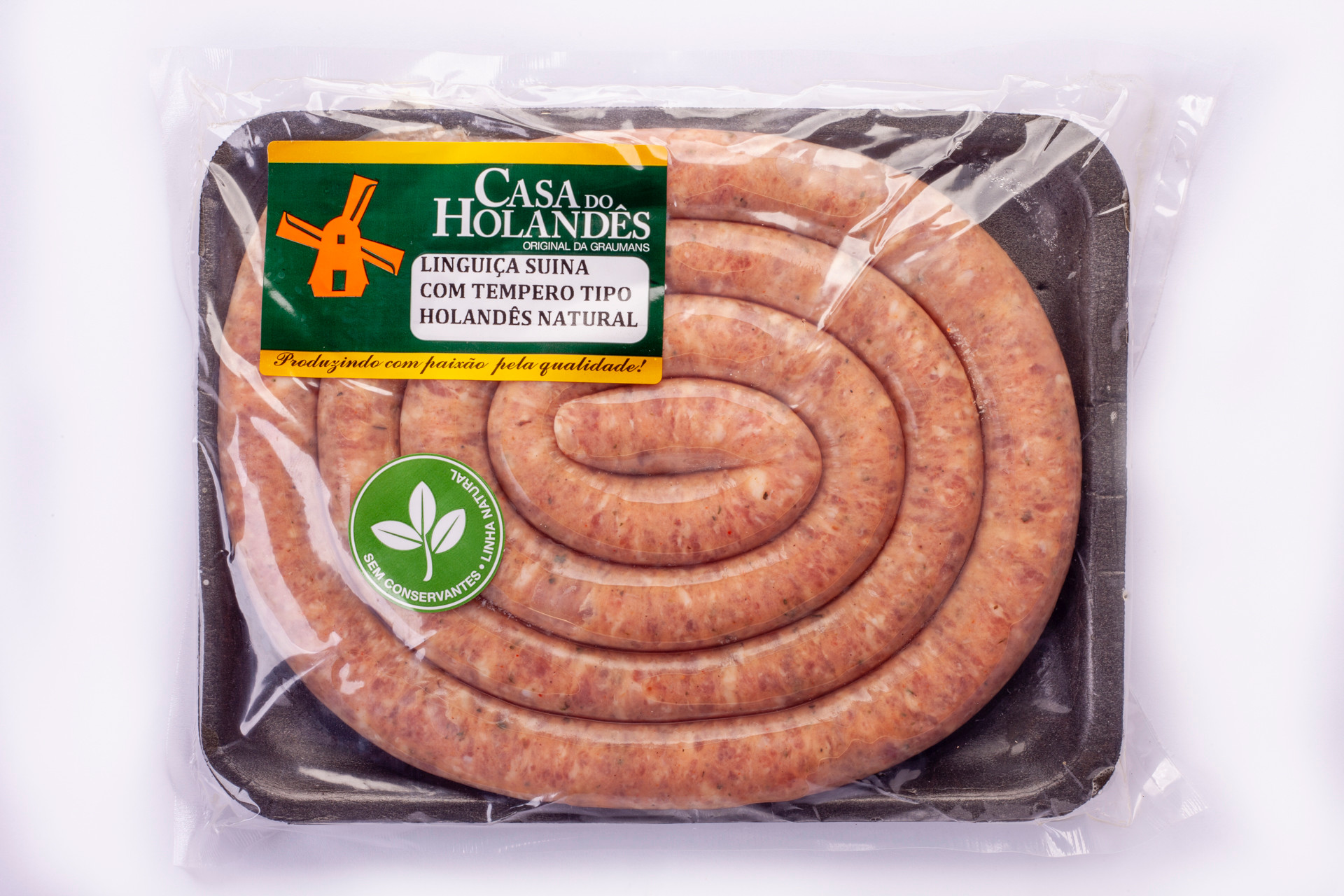 Linguiça Suína Com Tempero Holandês Natural