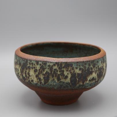 Bowl, stoneware, alkaline wash