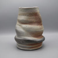 Soda-fired Kuchikobi Vase