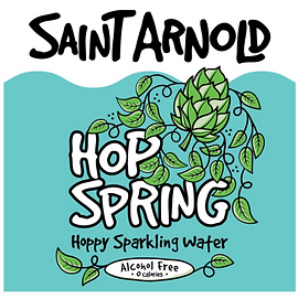 St Arnold's Hop Spring logo designed by Mara Segal