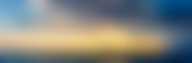 A small ship on the horizon with clear skies on the left and stormy skies on the right.