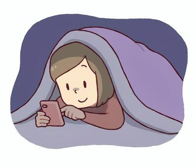 寝る前に温度や光を調整する