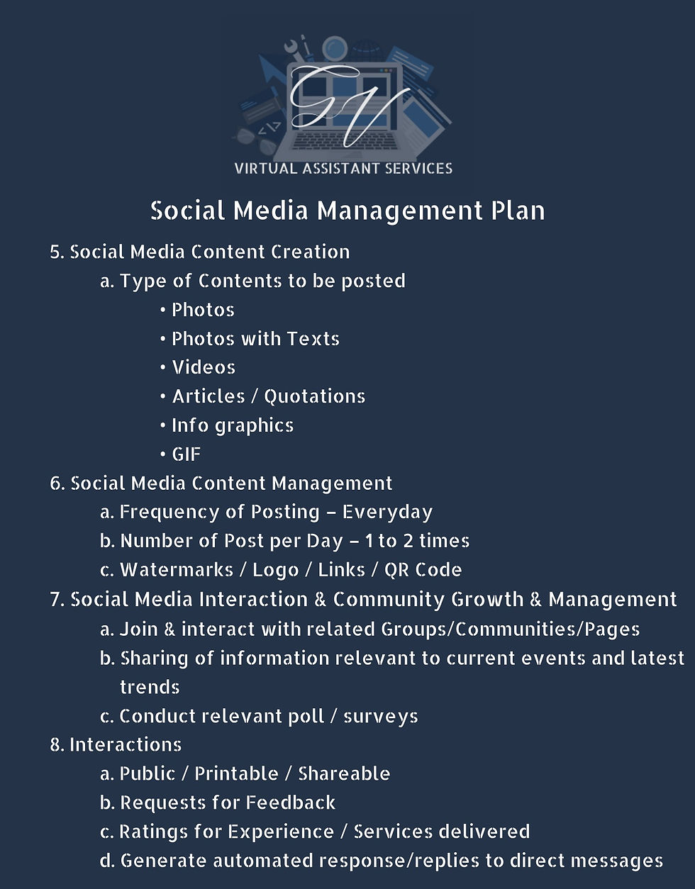 Social Media Management Plan 2