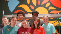 PATH Foundation interns bring color and community to Carver Center with new mural