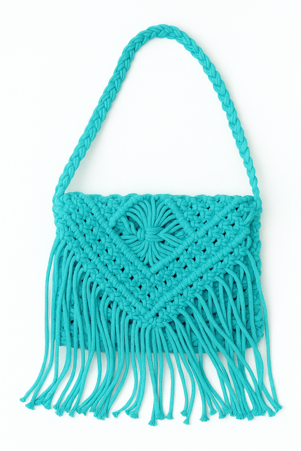 Macrame sky blue sling 