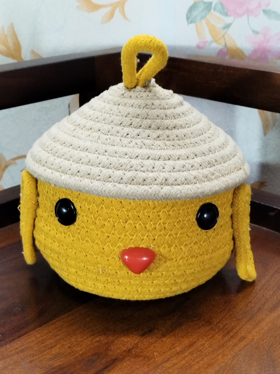 Panda Yello Chick Rope Basket