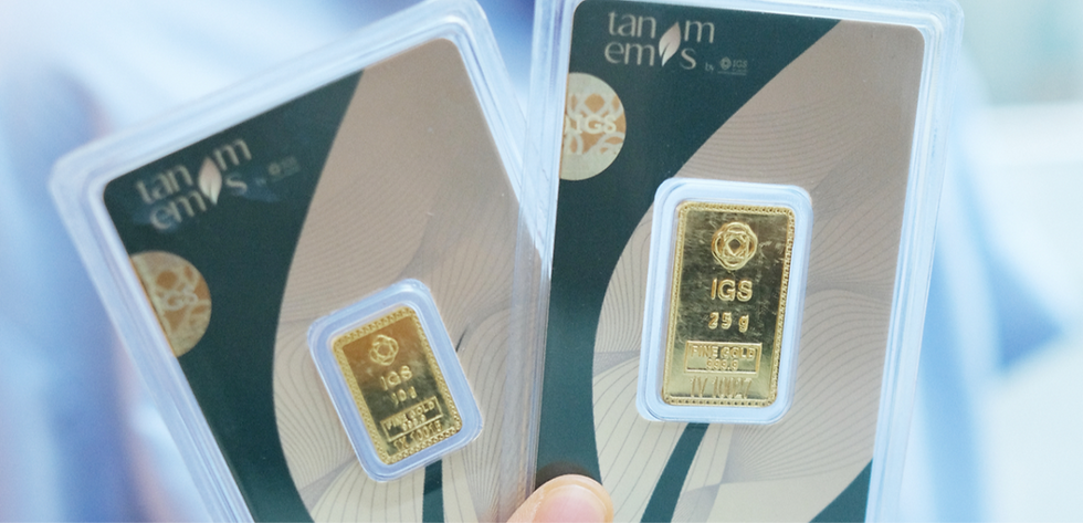 harga emas hari ini turun anjlok