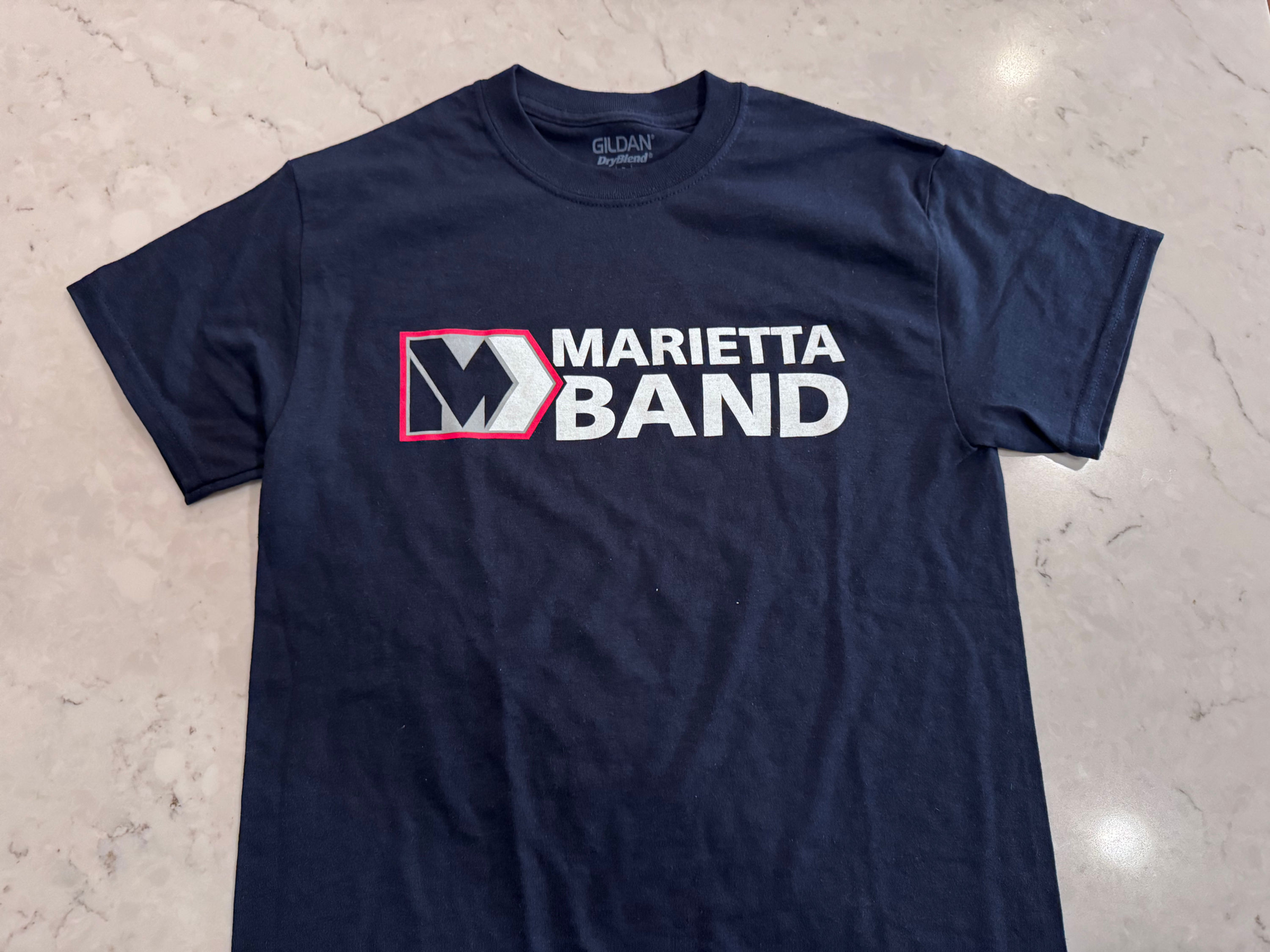 Retro Logo  "I'm with the Band" Navy T-Shirt